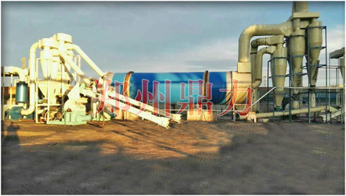 木屑烘干機安裝現(xiàn)場